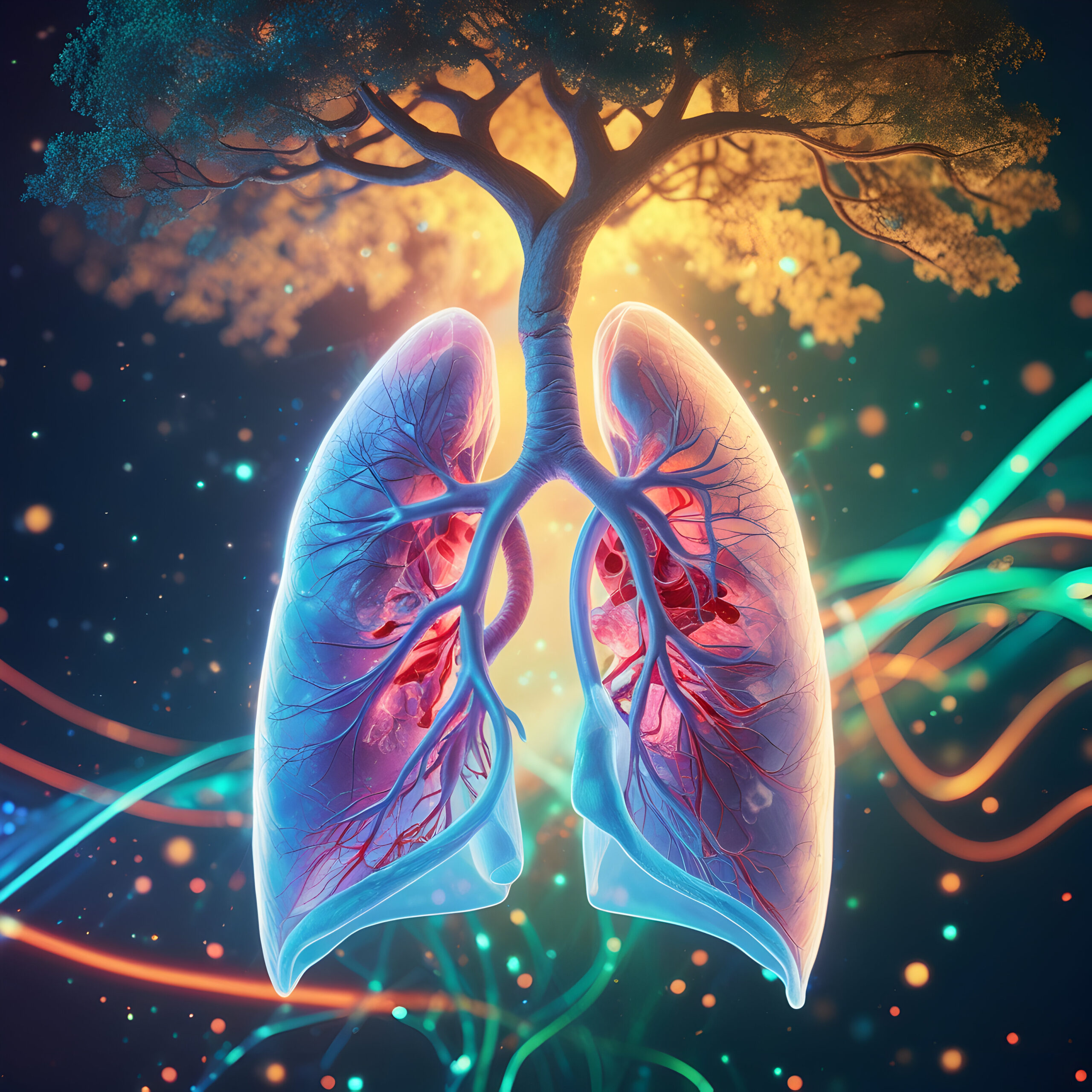 Lungs tree of life breath nature healing